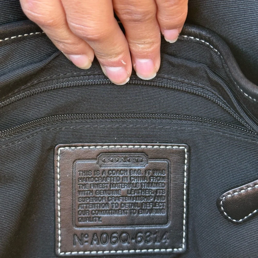 PENDING Black Coach vintage braided soho bag - Picture 5 of 7